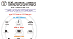 Desktop Screenshot of imparmolas.com.br